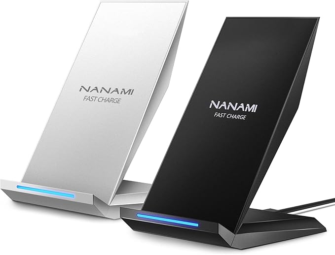 Fast Wireless Charger, NANAMI Qi Certified Wireless Charging Stand by NANAMI