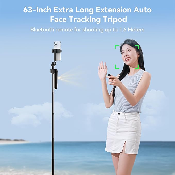 TELESIN 63" Smart Auto-Face Tracking Tripod - Image 6