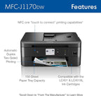 Brother MFC-J1170DW Wireless Color Inkjet All-in-One Printer, NFC One-Touch - Image 3