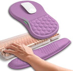 Hokafenle 2in1 Combination, Wave Keyboard Wrist Rest and Ergonomic Curvature by Hokafenle