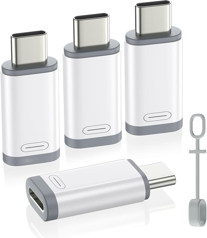 MoKo Lightning to USB C Adapter 4 Pack by MoKo
