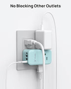 TROND Outlet Extender with USB, 360 Rotating Plug Adapter with PD 20W USB C Port - Image 5