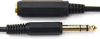 Disino 15FT 1/4 Inch Male to Female Stereo Extension Cable Gold Plated Quarter - Image 7