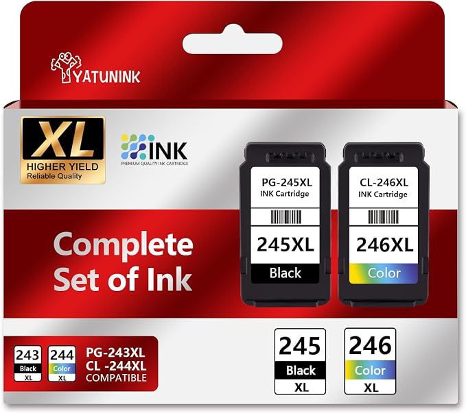 245XL 246XL Combo Pack Compatible by YATUNINK