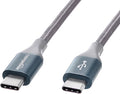 Amazon Basics USB C to USB C Cable Charger Cable, Nylon Braided Cord, 480Mbps by AmazonBasics