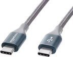 Amazon Basics USB C to USB C Cable Charger Cable, Nylon Braided Cord, 480Mbps by AmazonBasics