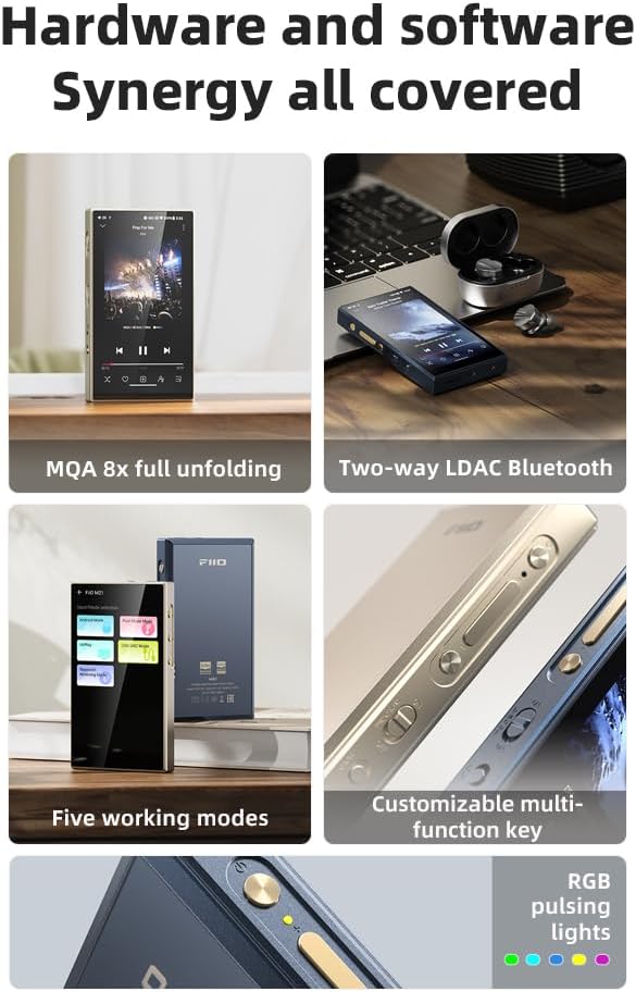 FiiO M21 Android 13 Portable Music Player MP3 Snapdragon 680 4* CS43198 DAC - Image 10