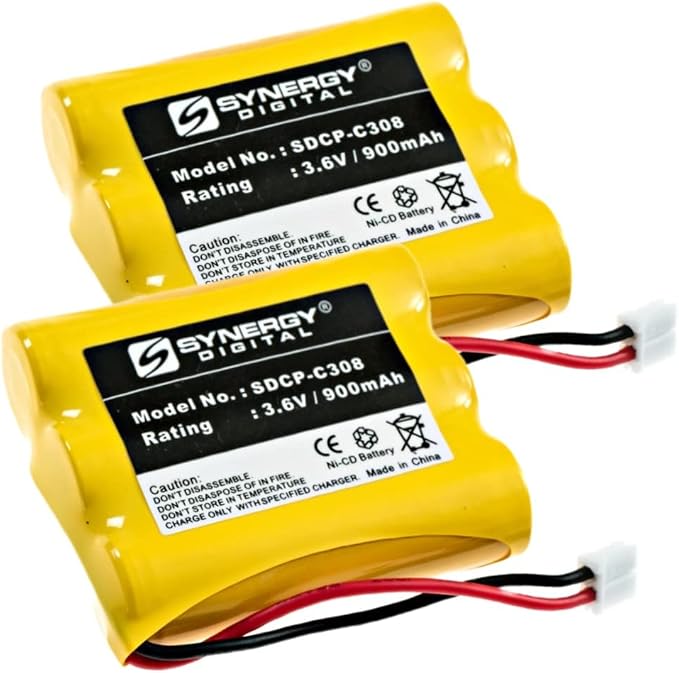 Synergy Digital Cordless Phone Batteries, Compatible by Synergy+Digital