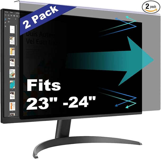 [2 Pack Computer Privacy Screen Shield Compatible by Pozlle