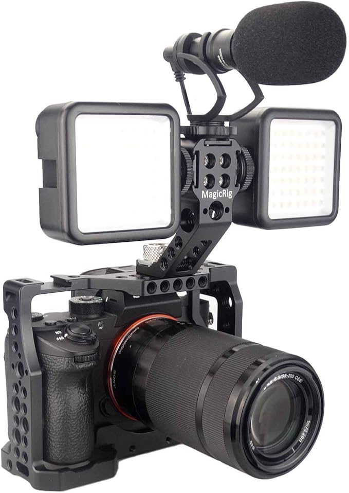 A7iii / A7riii Full Camera Cage Rig and ARRI Locating Top Handle, - Image 5