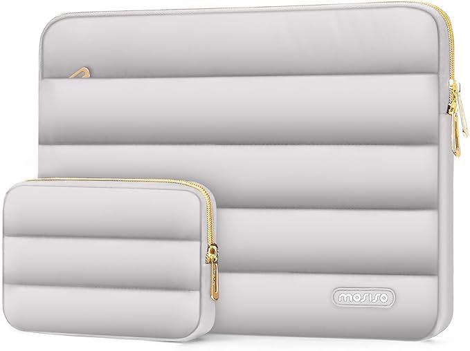 MOSISO 13.3 inch Laptop Case, 13-13.3 inch Puffy Laptop Sleeve Compatible by MOSISO