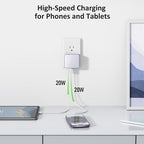Nekmit USB C Charger, Thin Flat 52W 4-Port Fast Wall Charger - Image 2
