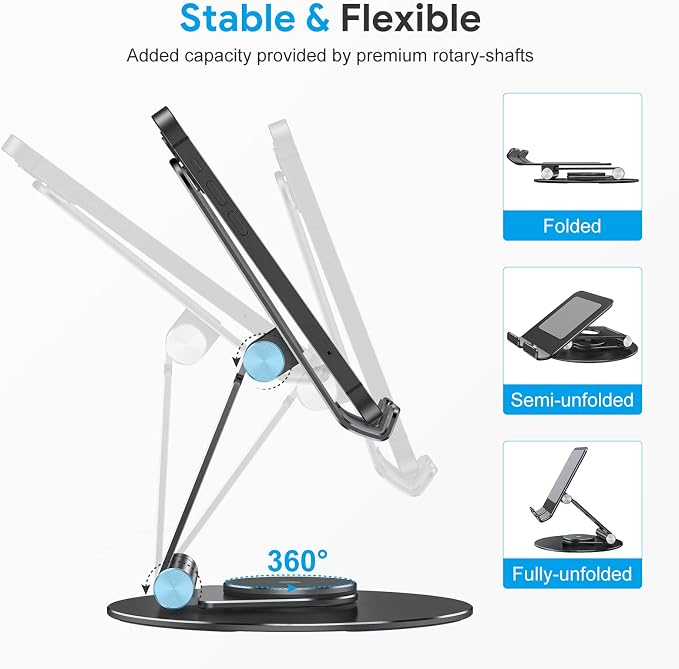 OMOTON Swivel Tablet Stand for iPad - Image 6