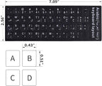 2PCS Arabic-English Keyboard Stickers - Image 6