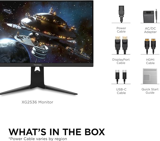 ViewSonic XG2536 25 Inch 1080p IPS Gaming Monitor - Image 8