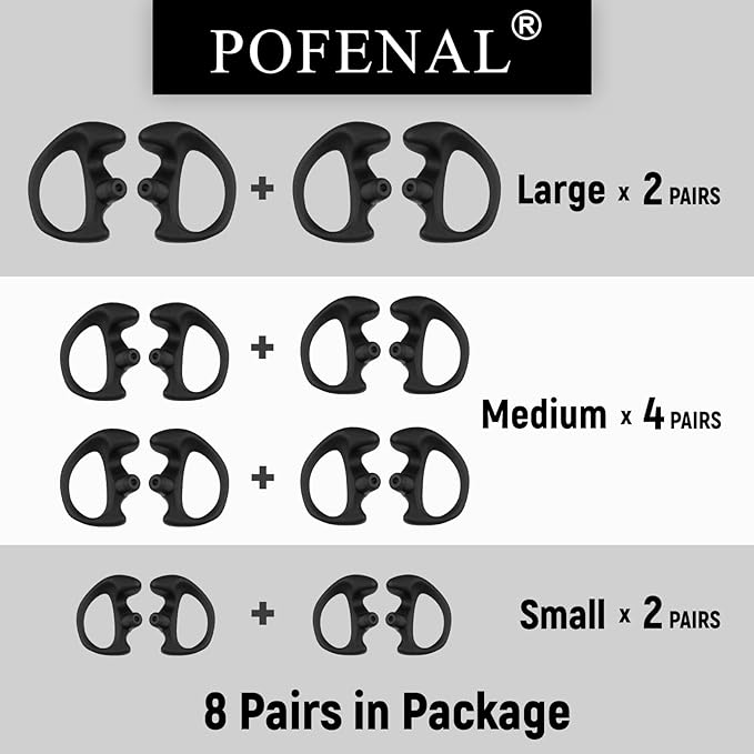 Silicone Replacement Earmold for Motorola/Baofeng/Retavis Radios - Image 2