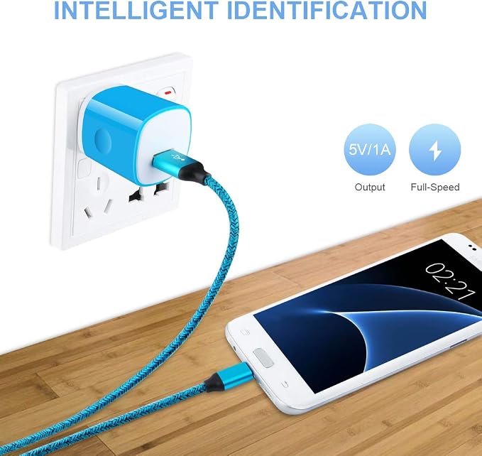 Single Port Wall Charger with USB Cord - Image 6