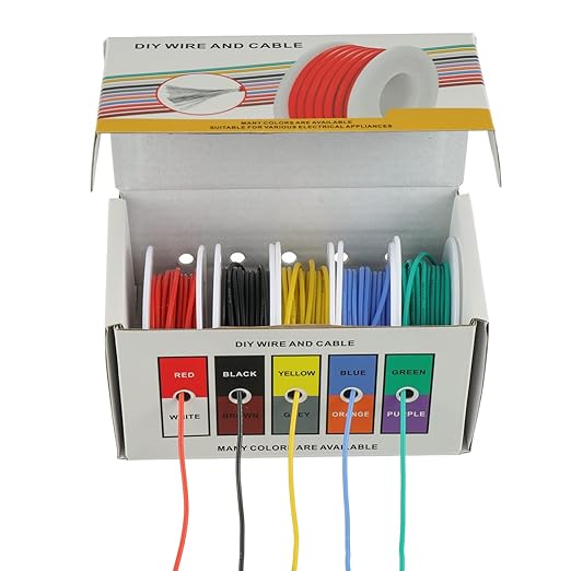BOJACK 22 AWG Flexible Silicone Wire Electric Wire Hook up Wire Kit 300V Cables - Image 6