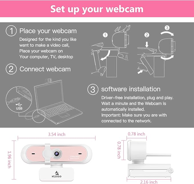 NexiGo N660P 1080P 60FPS Webcam - Image 7