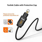 CableCreation Optical Digital Audio Cable 15FT 2-Pack, Thin Fiber Optic Toslink - Image 3