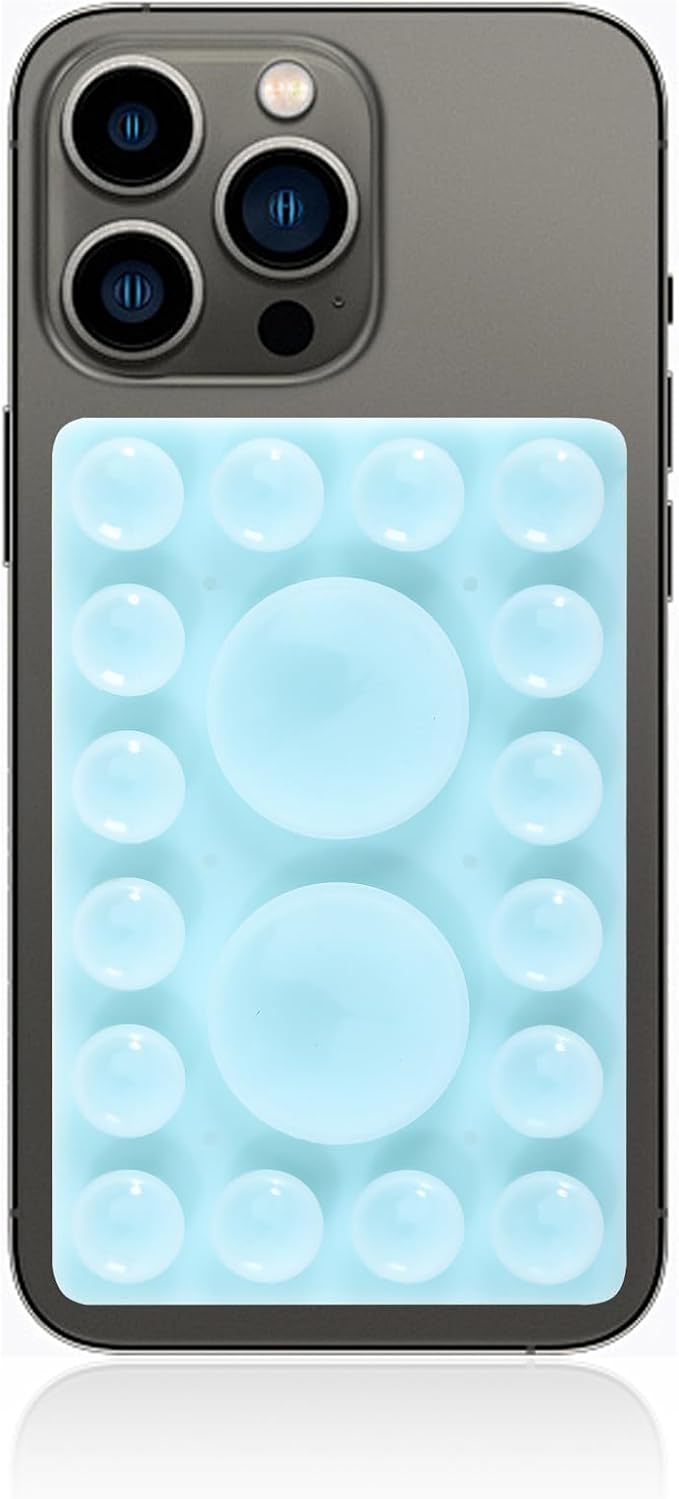 ZYCCER Double Sided Silicone Suction Phone Holder Mount, Compatible by ZYCCER