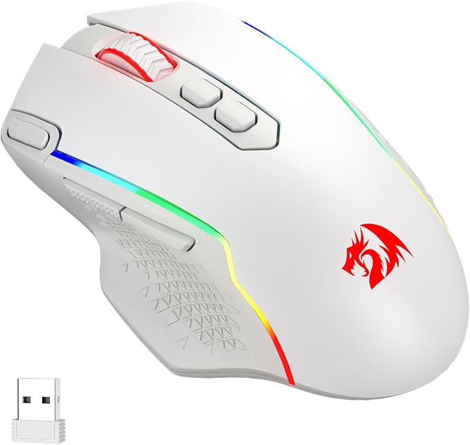 Redragon M810 Pro Wireless Gaming Mouse, 10000 DPI Wired/Wireless Mouse w/Rapid - Image 8