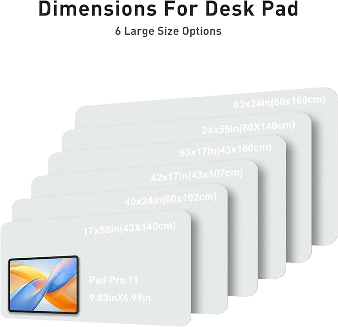 Aothia Faux Leather Desk Mat - Image 5