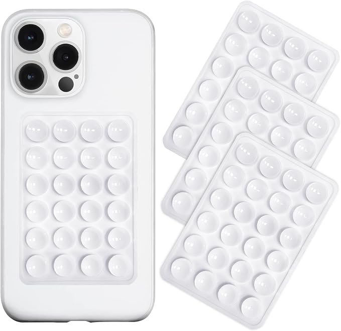 Silicone Suction Phone Case Mount 3 Pack, Silicon Adhesive Suction Cup Phone by LvShuLiangPin