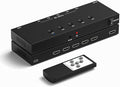 Y.D.F 8K@60Hz HDMI Switcher 5 in 1 Out Aluminum Support 4K@120Hz HDR10+ HDCP by YDF