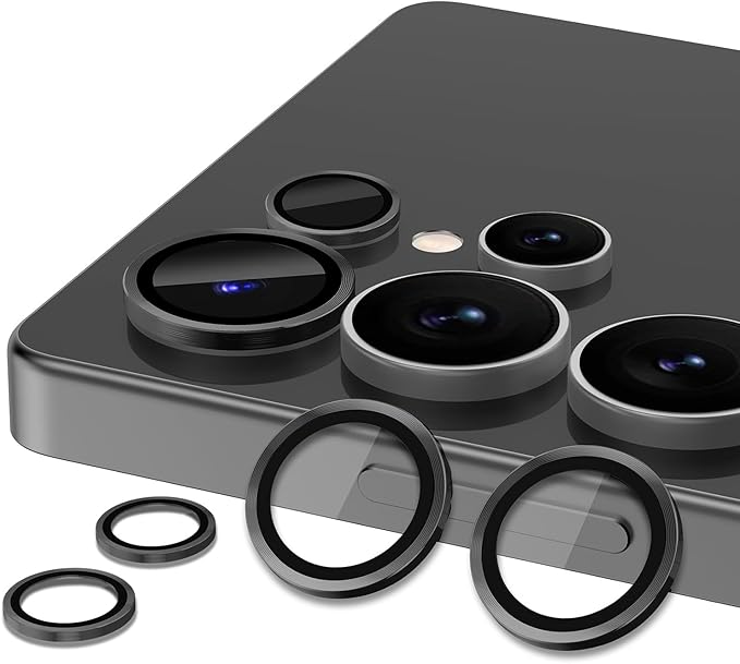 for Samsung Galaxy S25 Ultra Camera Lens Protector, Individual Metal Ring - Image 2