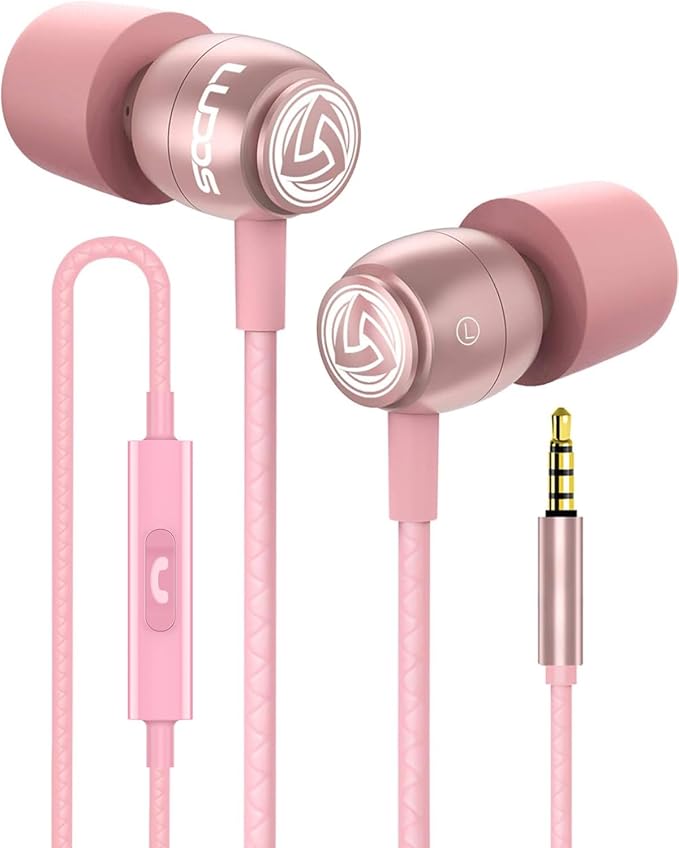 LUDOS Clamor Wired Earbuds in-Ear Headphones, 5 Years Warranty, Earphones by Ludos