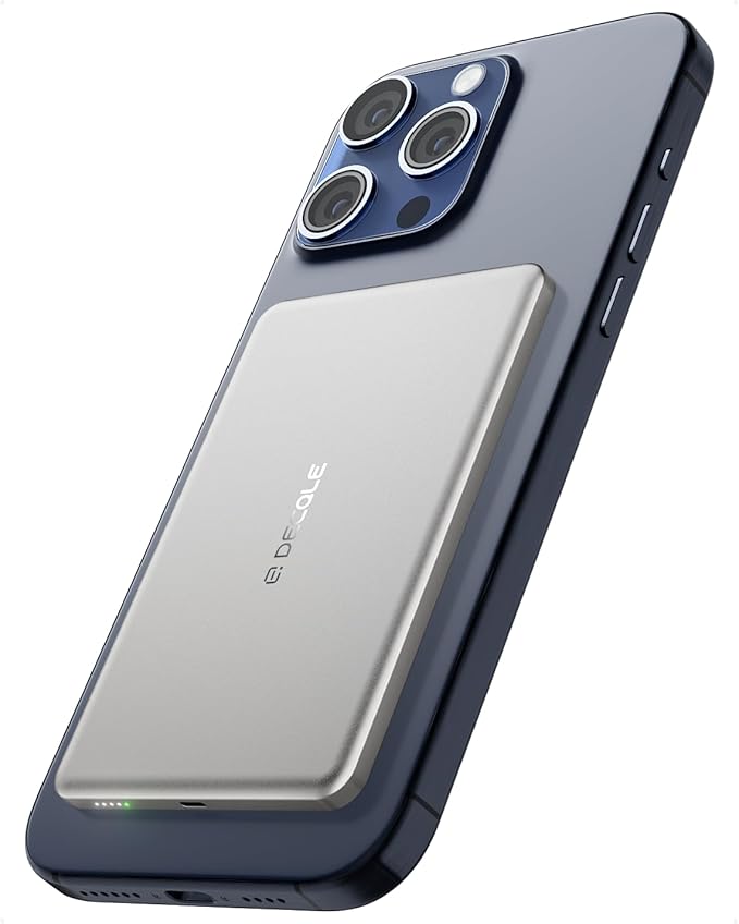 “Air” Power Bank for MagSafe 5000mAh, Ultra Slim Magnetic Wireless Portable by Unknown