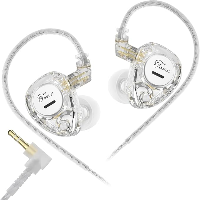 KZ Taurus in Ear Monitor Headphones, Horizontal 2DD Gaming IEM Earbuds Wired in by KEEPHiFi