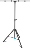 Qoope DJ Light Stand T-Bar, Heavy-Duty DJ Stand Tripod Adjustable DJ Lighting by Qoope