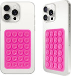 2PCS Silicone Suction Phone Case Mount, Non Slip Suction Cup Phone Mount by Giumel