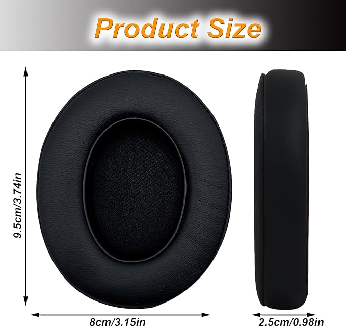 Replacement Ear Pads Cushions for Beats Studio（B0501、B0500），Beats Studio 2 & - Image 3