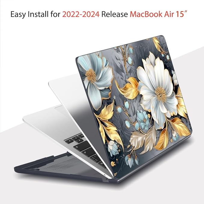 Teryeefi Compatible with M3 M4 MacBook Air 15 inch Case 2025 2024 2023 Release - Image 5