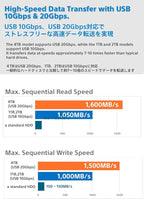 Nextorage Japan 1TB USB3.2 Gen2 Poratable SSD NX-P2SE sereis Type-C Compact and - Image 8