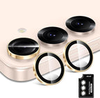 for Samsung Galaxy S25 Camera Lens Protector, Individual Metal Ring Tempered - Image 2