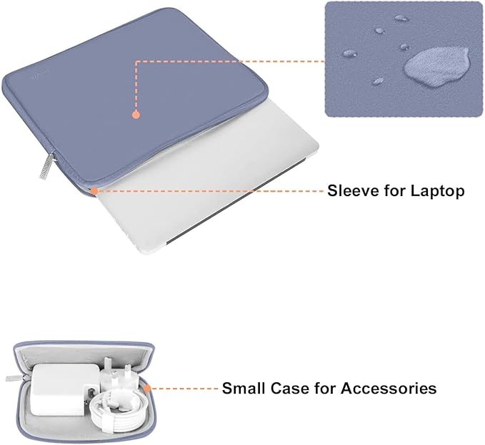 MOSISO Laptop Case 14 inch, 14 inch Laptop Sleeve Bag Compatible - Image 2