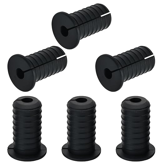 6pc Starlink Cable Grommet 3/4" Silicone Anti-Slip Wall Hole Pass Through Split by EASYEAH