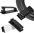 Adhesive Cable Clips Holder, Outdoor Light Clips, Sturdy Nylon Cord Wall by Unknown