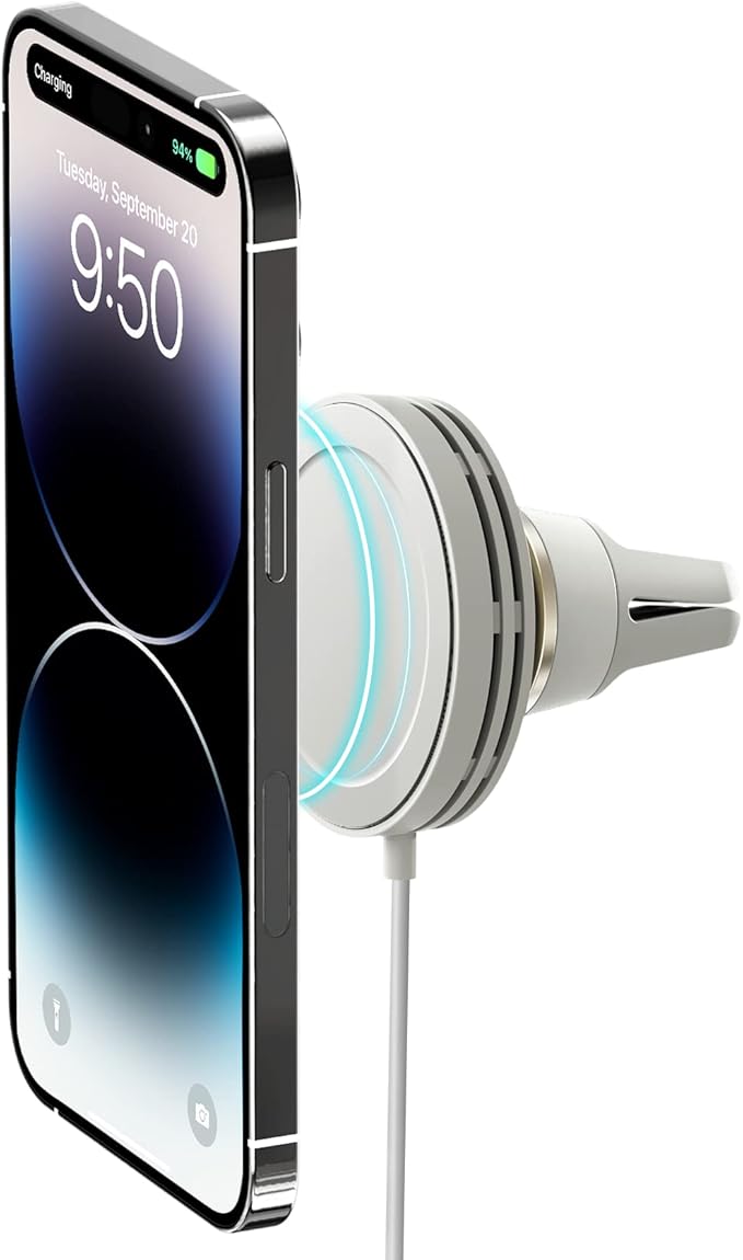 iOttie Velox Mini MagSafe Compatible Air Vent Car Mount in Astral Gray by iOttie