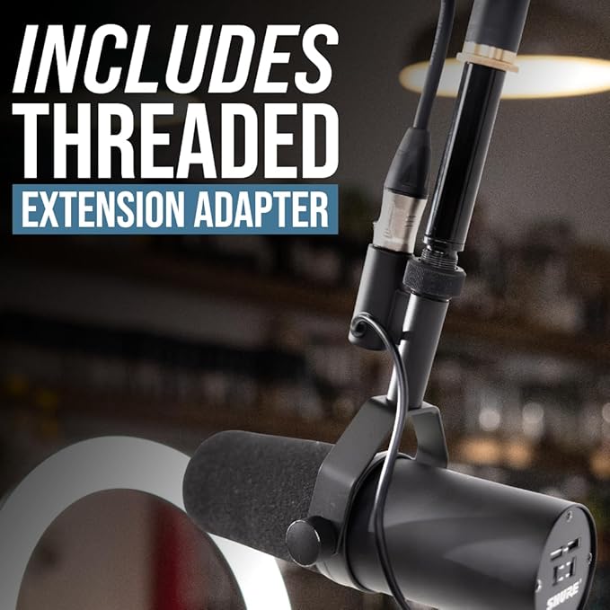 Shure by Gator Deluxe Articulating Desktop Podcasting Mic Boom Arm - Image 5