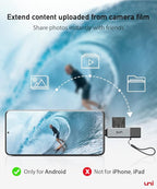 uni SD Card Reader, High-Speed USB C to Micro SD Card Adapter USB 3.0 Dual Slots - Image 4