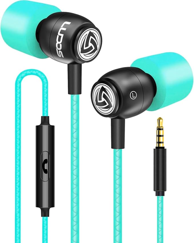 LUDOS Clamor Wired Earbuds in-Ear Headphones, 5 Years Warranty, Earphones by Ludos