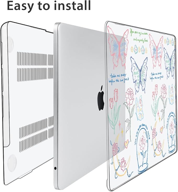 Compatible with MacBook Air 13.6 inch Case 2025 2024 2023 2022 Release M4 A3240 - Image 5