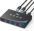 eKL USB 3.0 Switch 4 Computers Share 4 USB 3.0 Ports USB Switcher by EKL