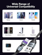 AUFU 16PIN USB C Magnetic Charging Cable, 180° Rotation Magnet Charger - Image 3