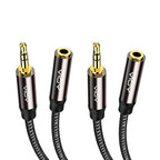 VIOY 2 Pack Headphone Extension Cable 10 FT, 3.5 mm Male to Female Stereo Audio by VIOY